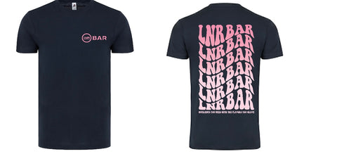 Navy Blue and Pink T-shirt
